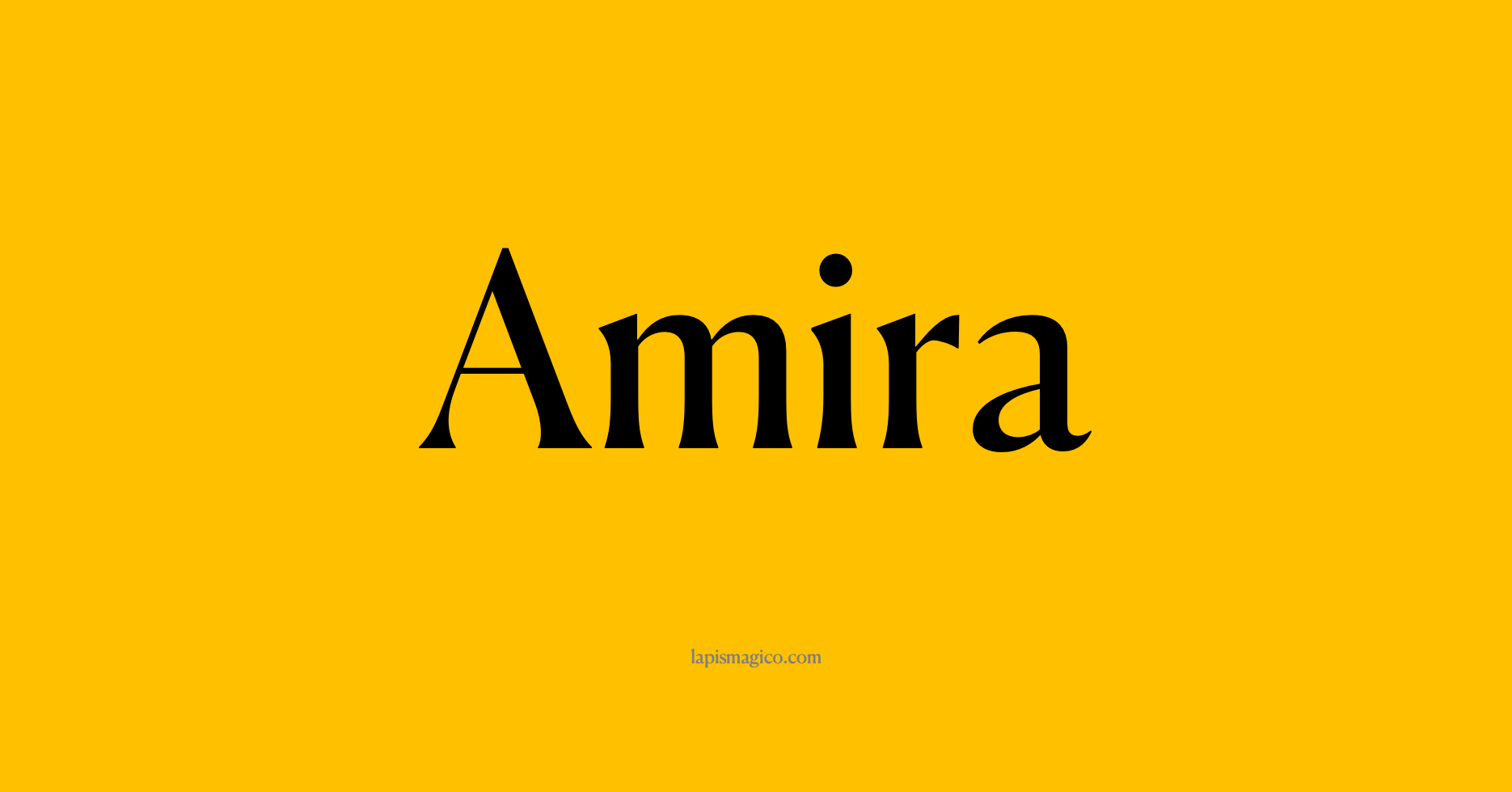 Nome Amira