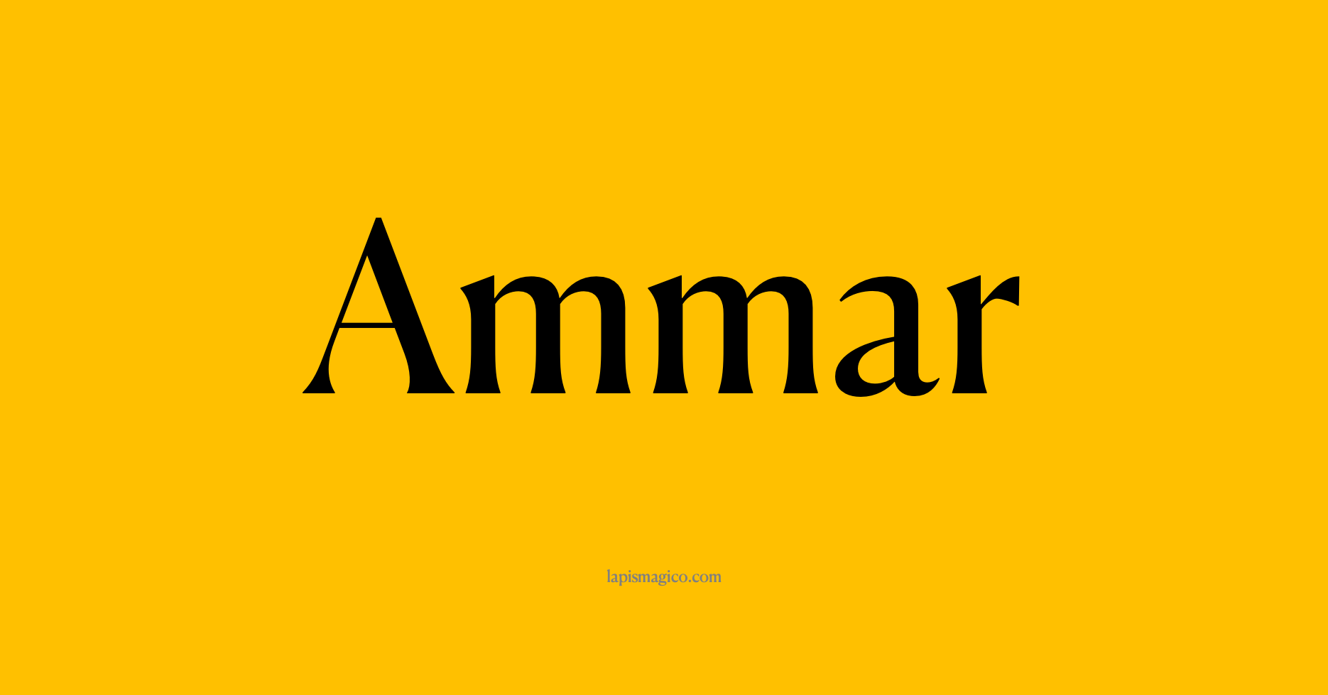 Nome Ammar