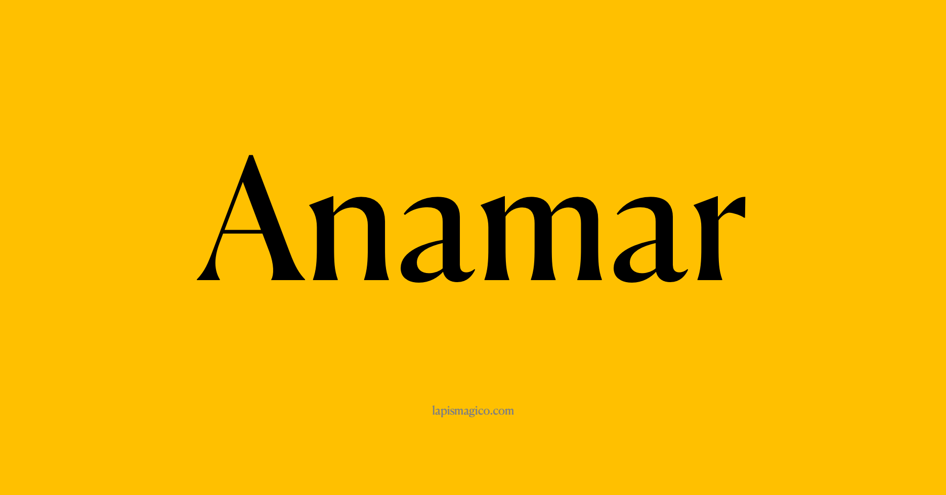 Nome Anamar
