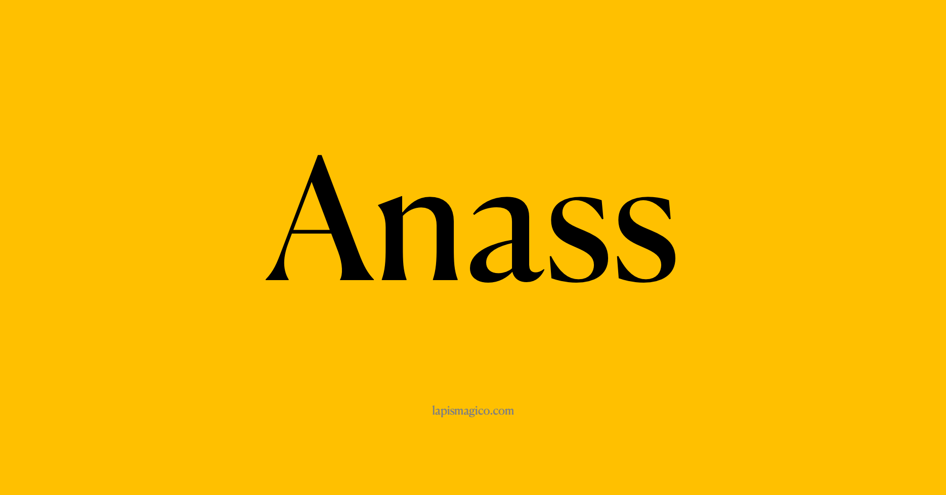 Nome Anass