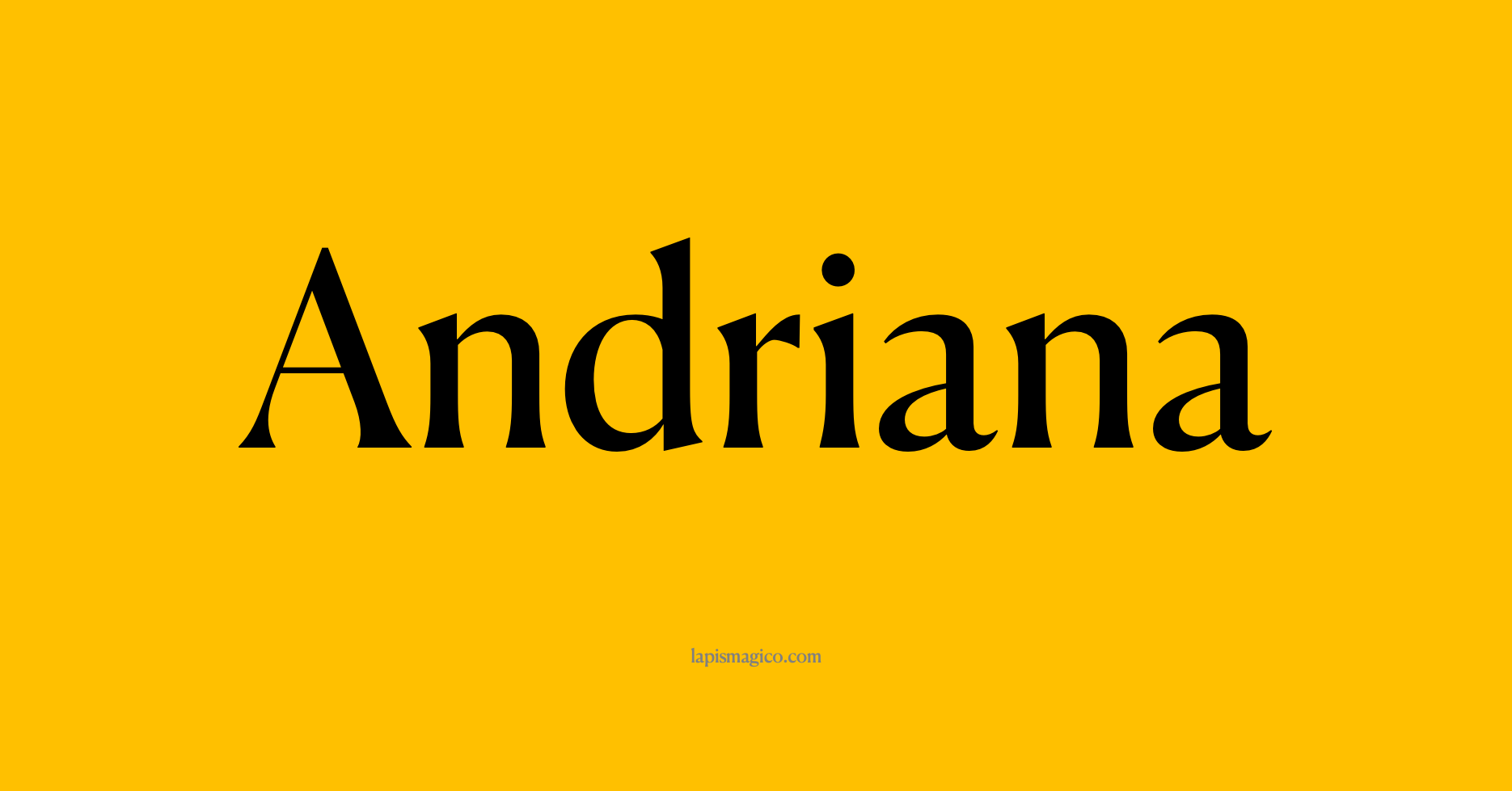 Nome Andriana