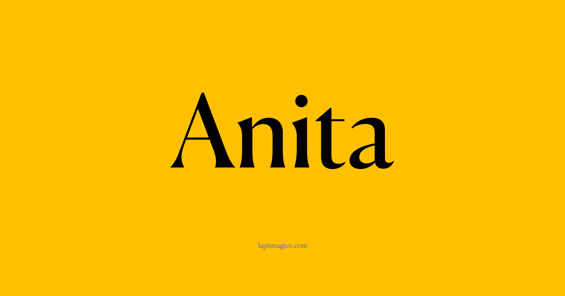 Nome Anita