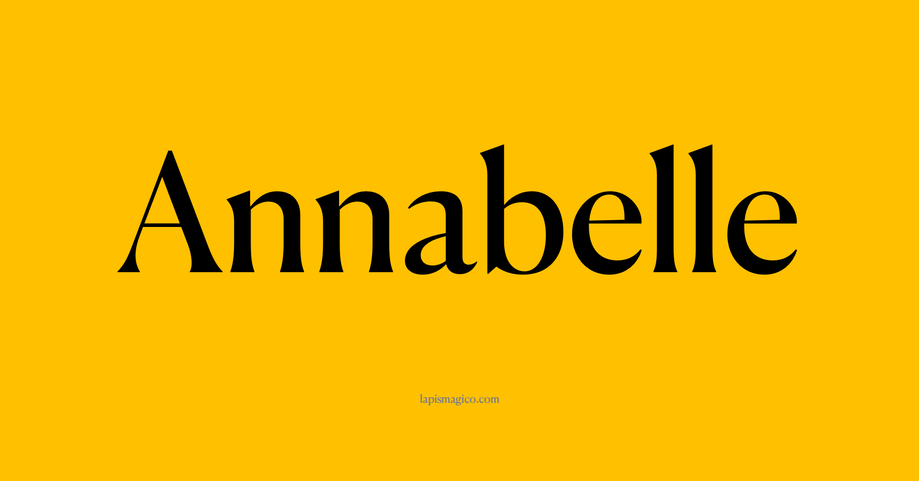 Nome Annabelle