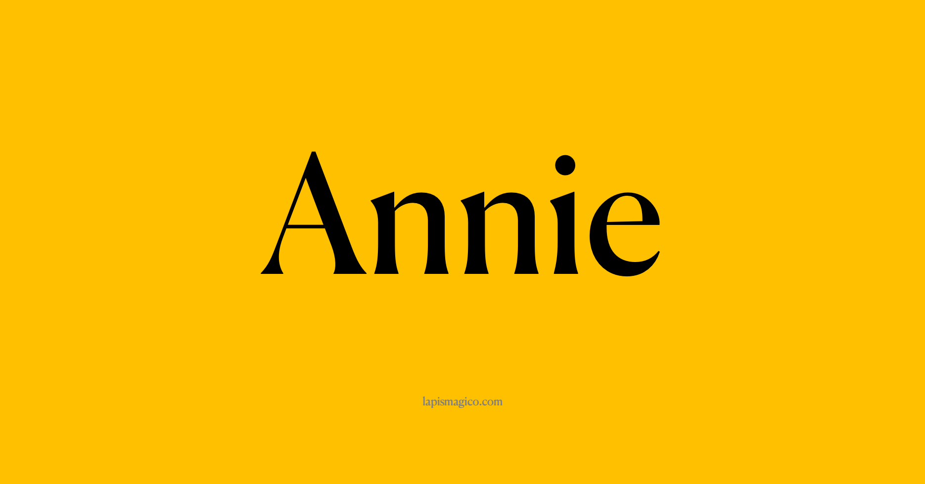 Nome Annie