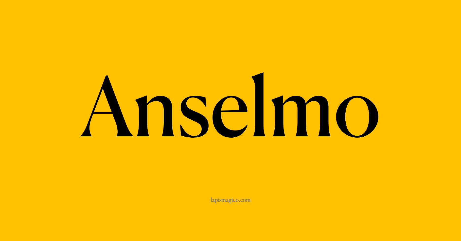 Nome Anselmo