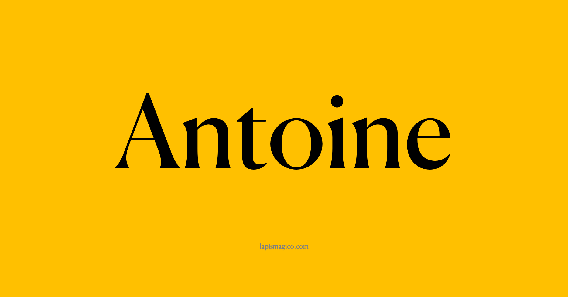 Nome Antoine