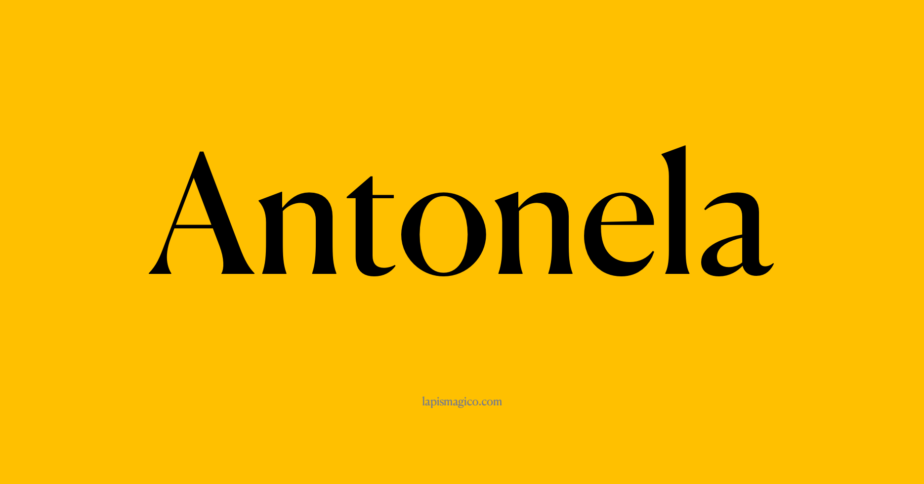 Nome Antonela