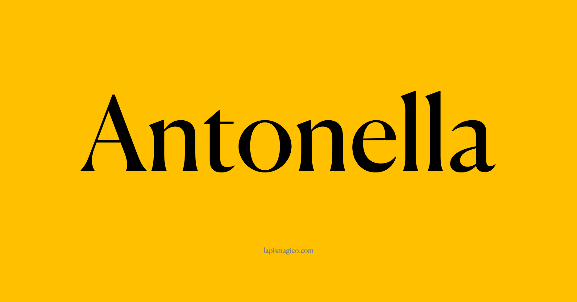 Nome Antonella
