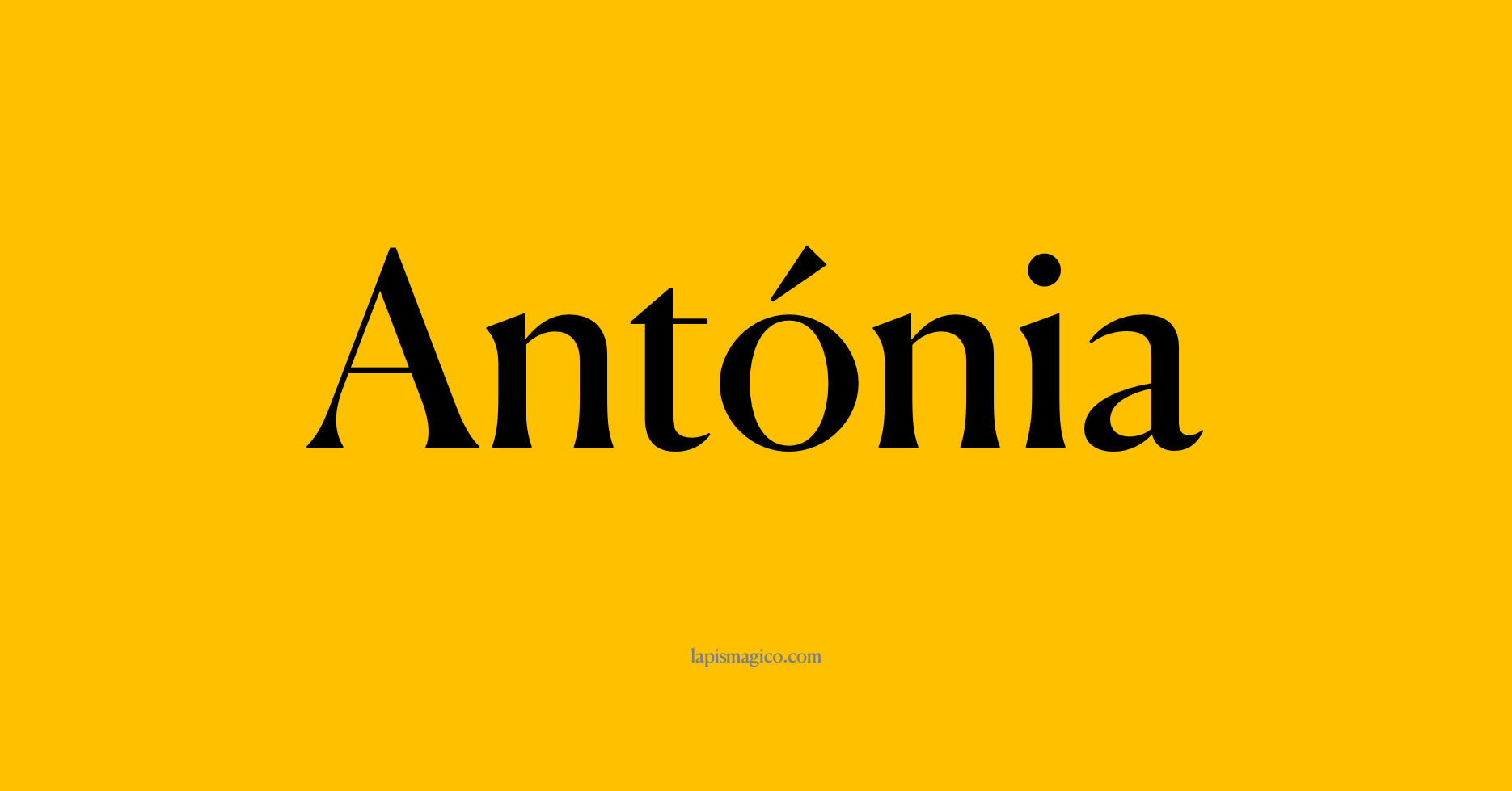 Nome Antónia
