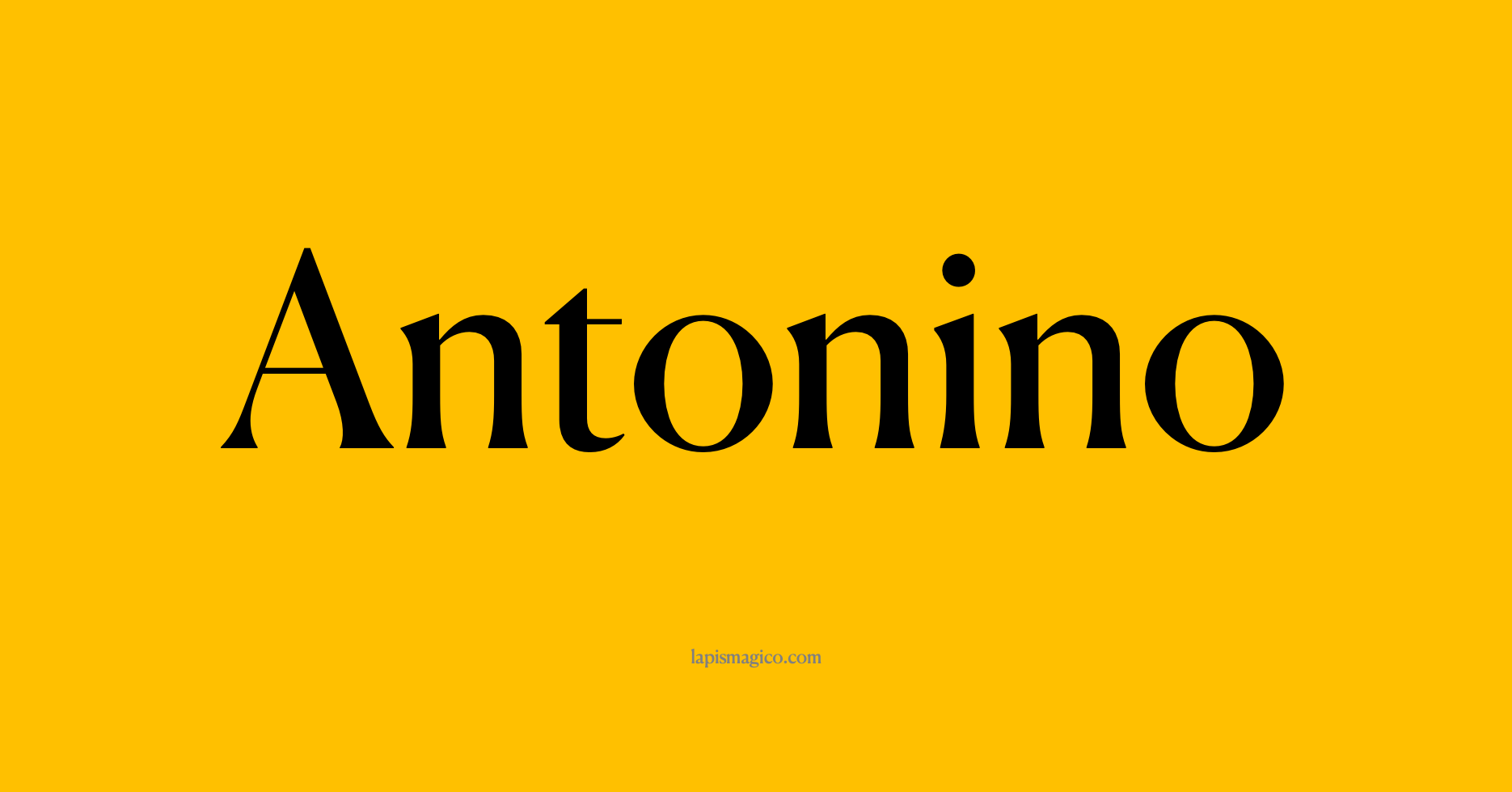 Nome Antonino