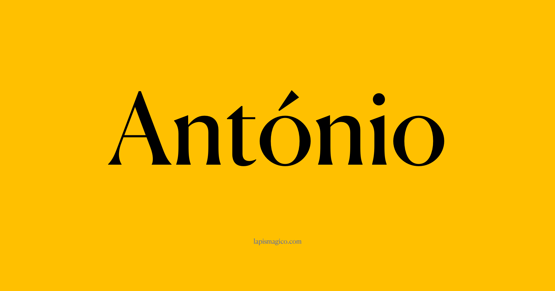Nome António