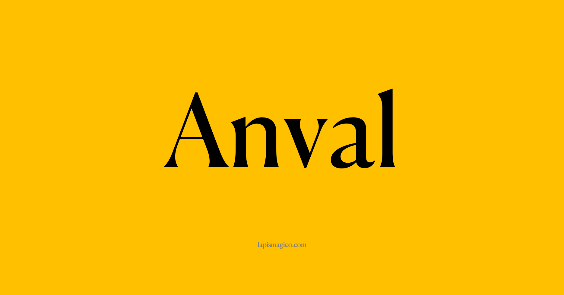 Nome Anval