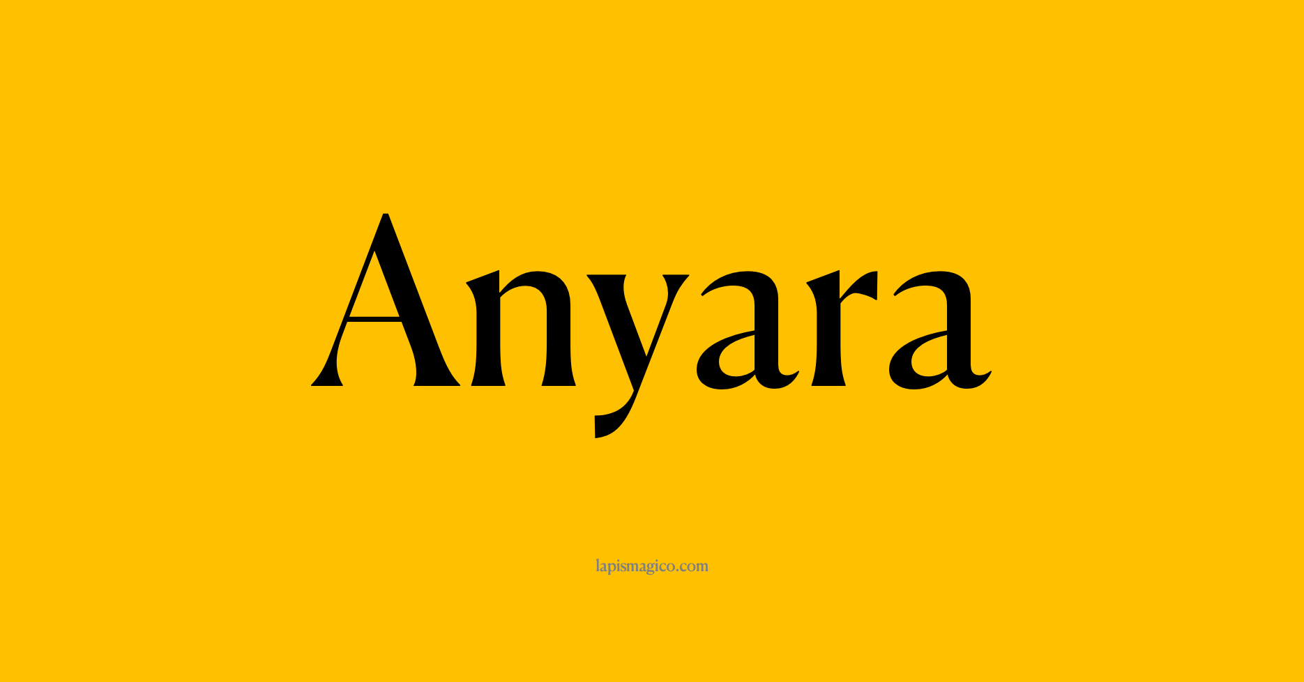 Nome Anyara