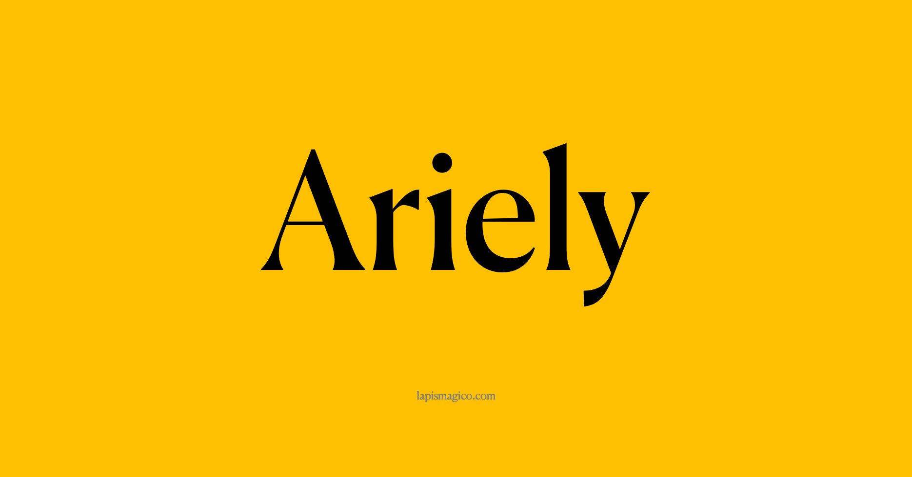 Nome Ariely