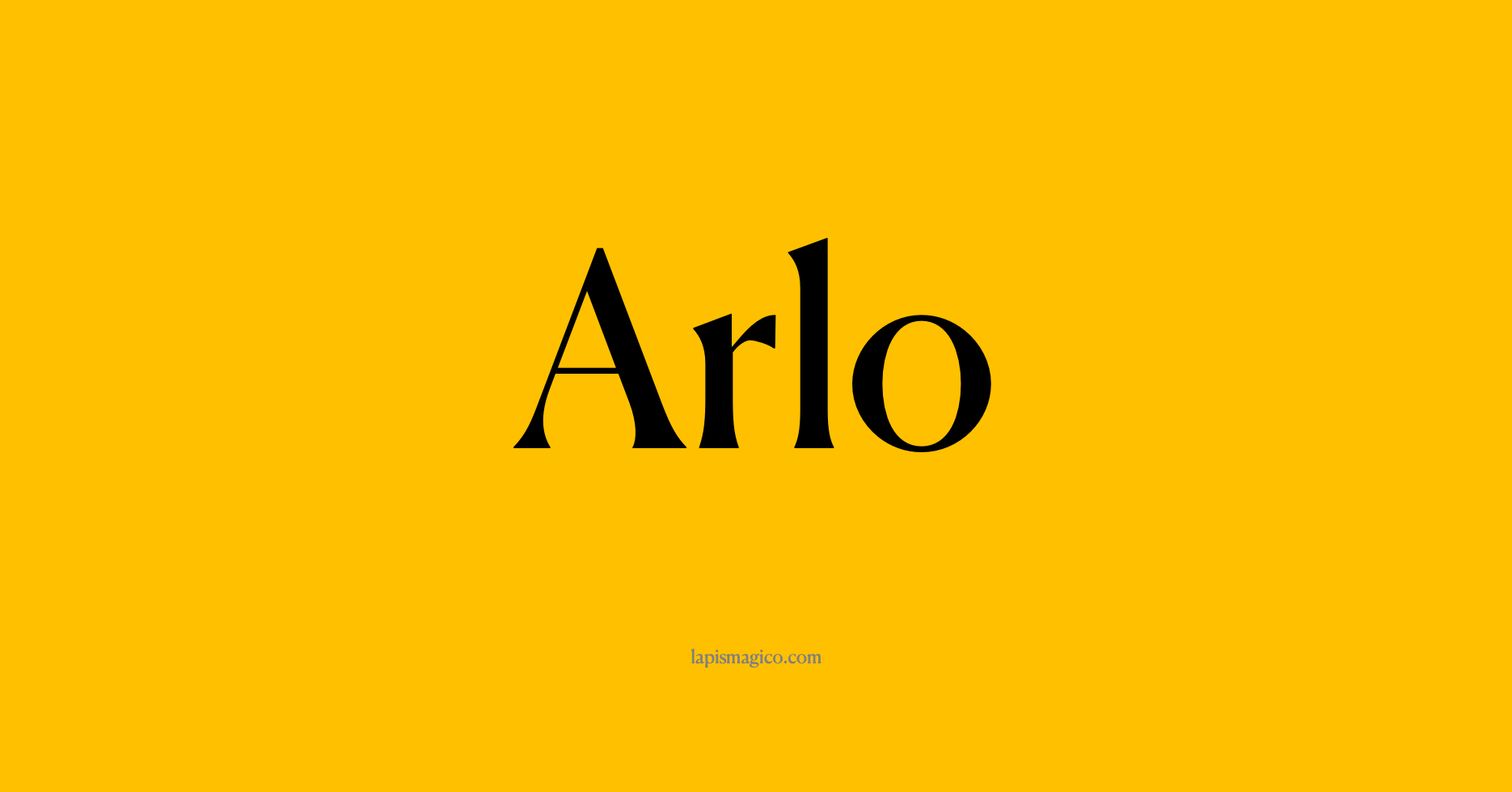 Nome Arlo