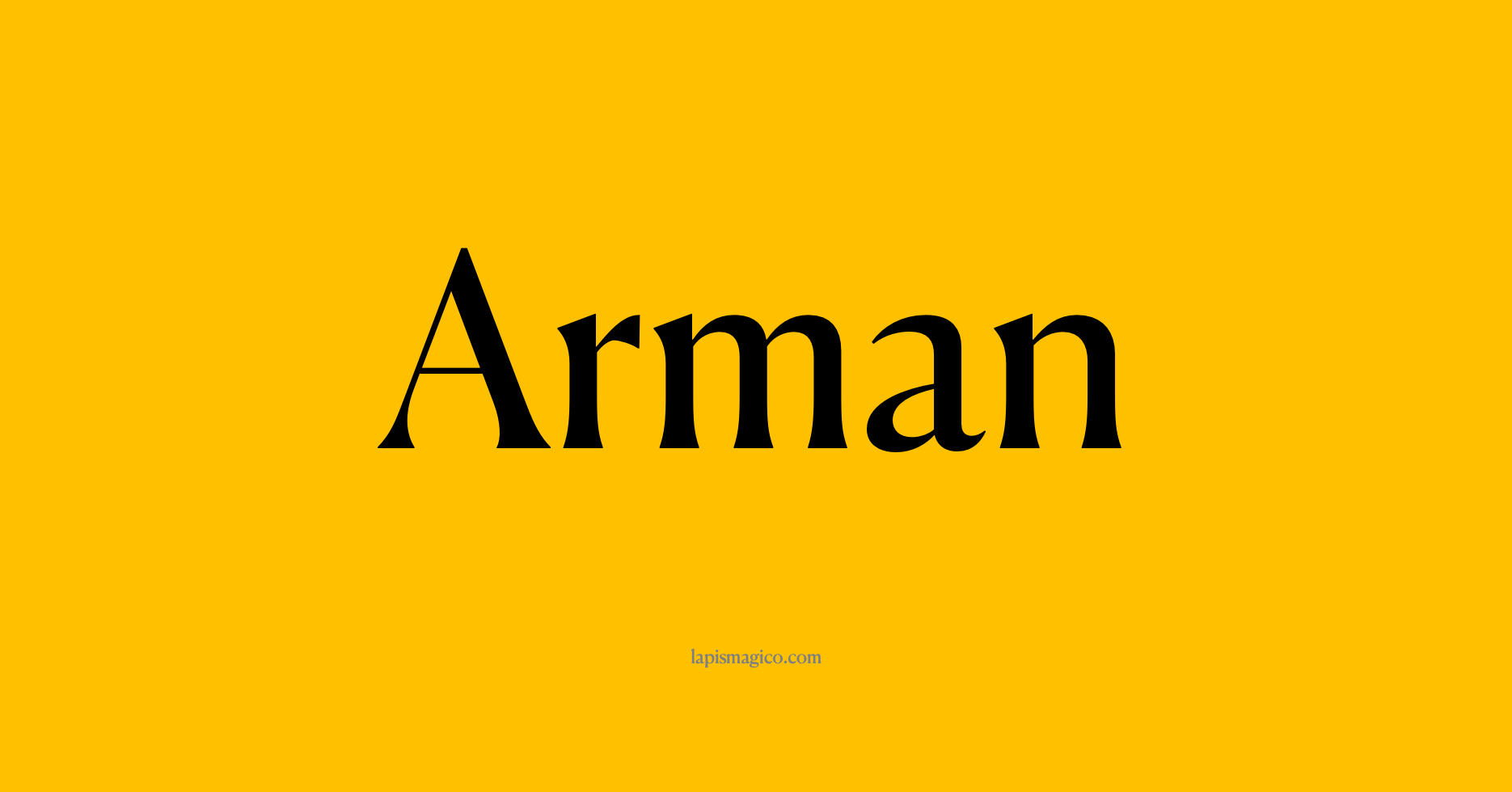 Nome Arman