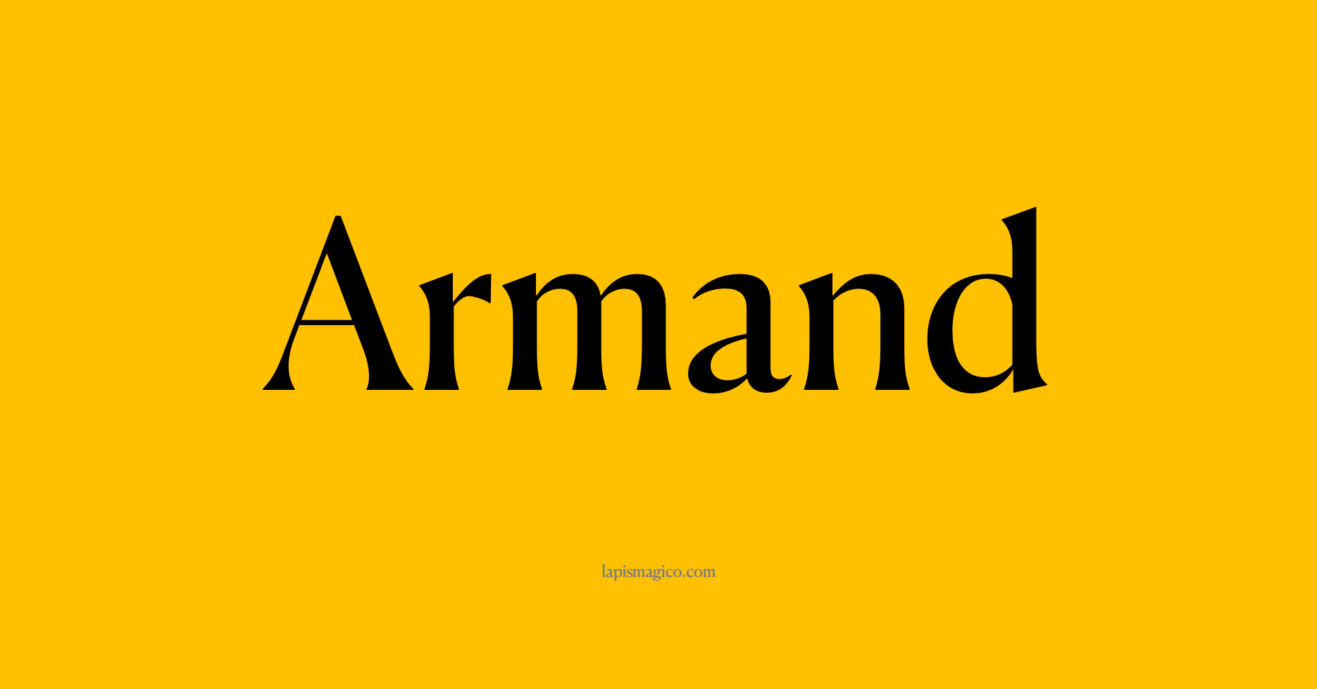 Nome Armand