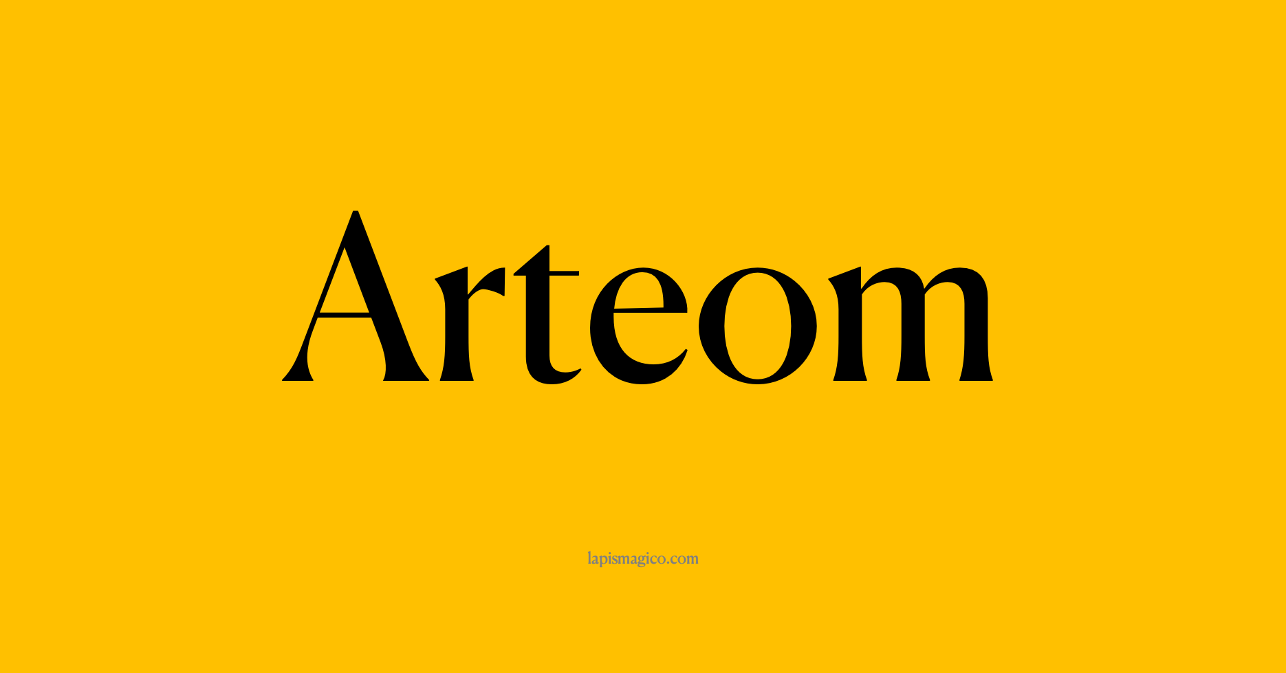 Nome Arteom