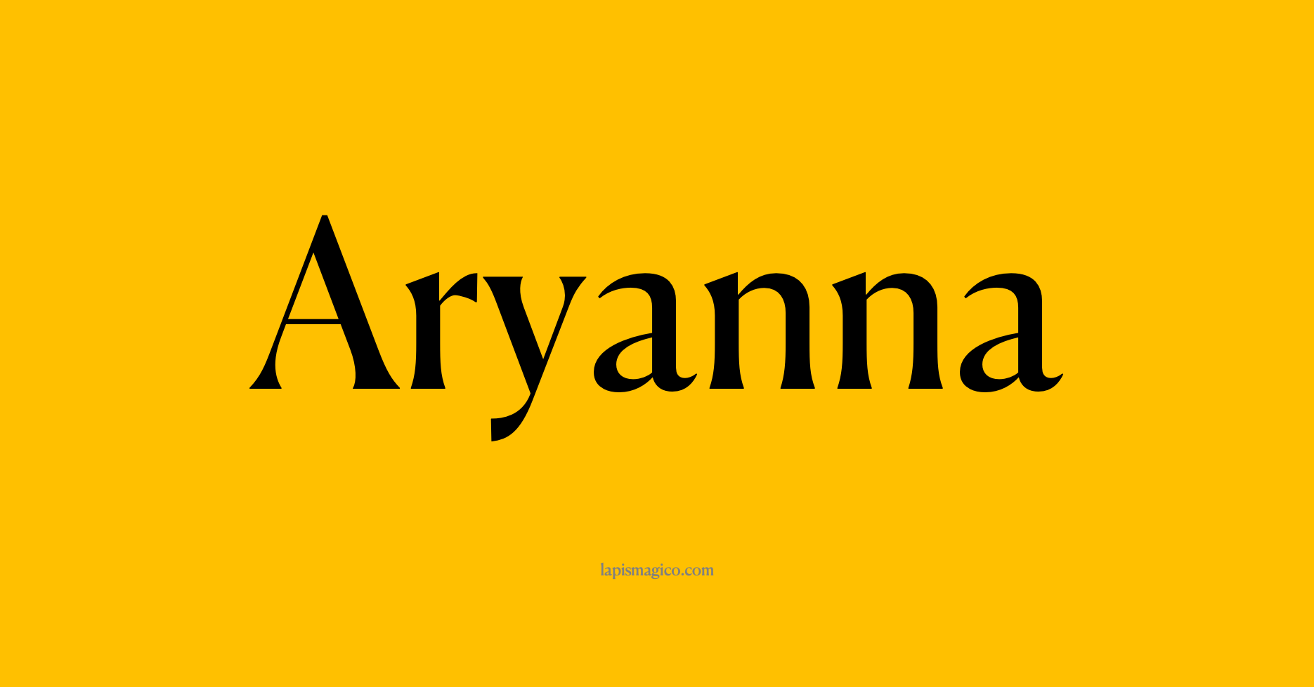 Nome Aryanna
