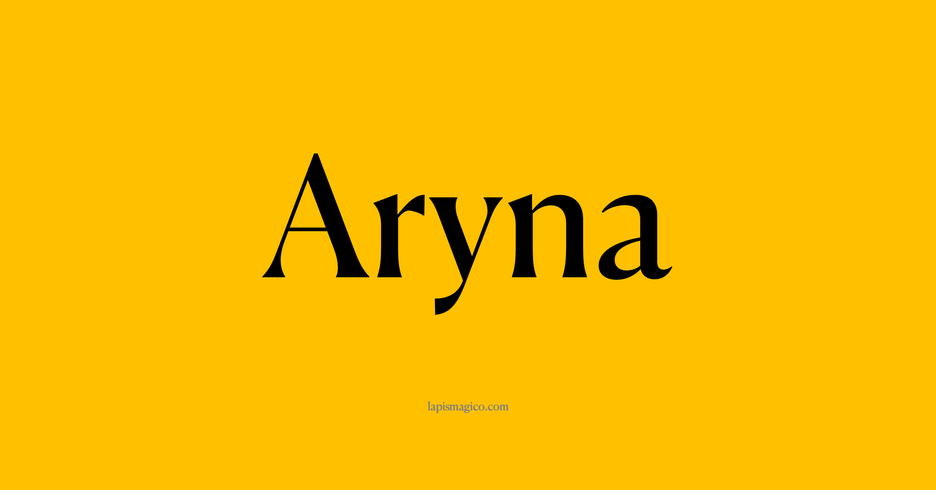 Nome Aryna
