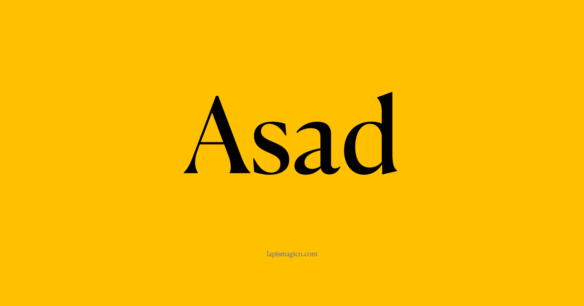 Nome Asad
