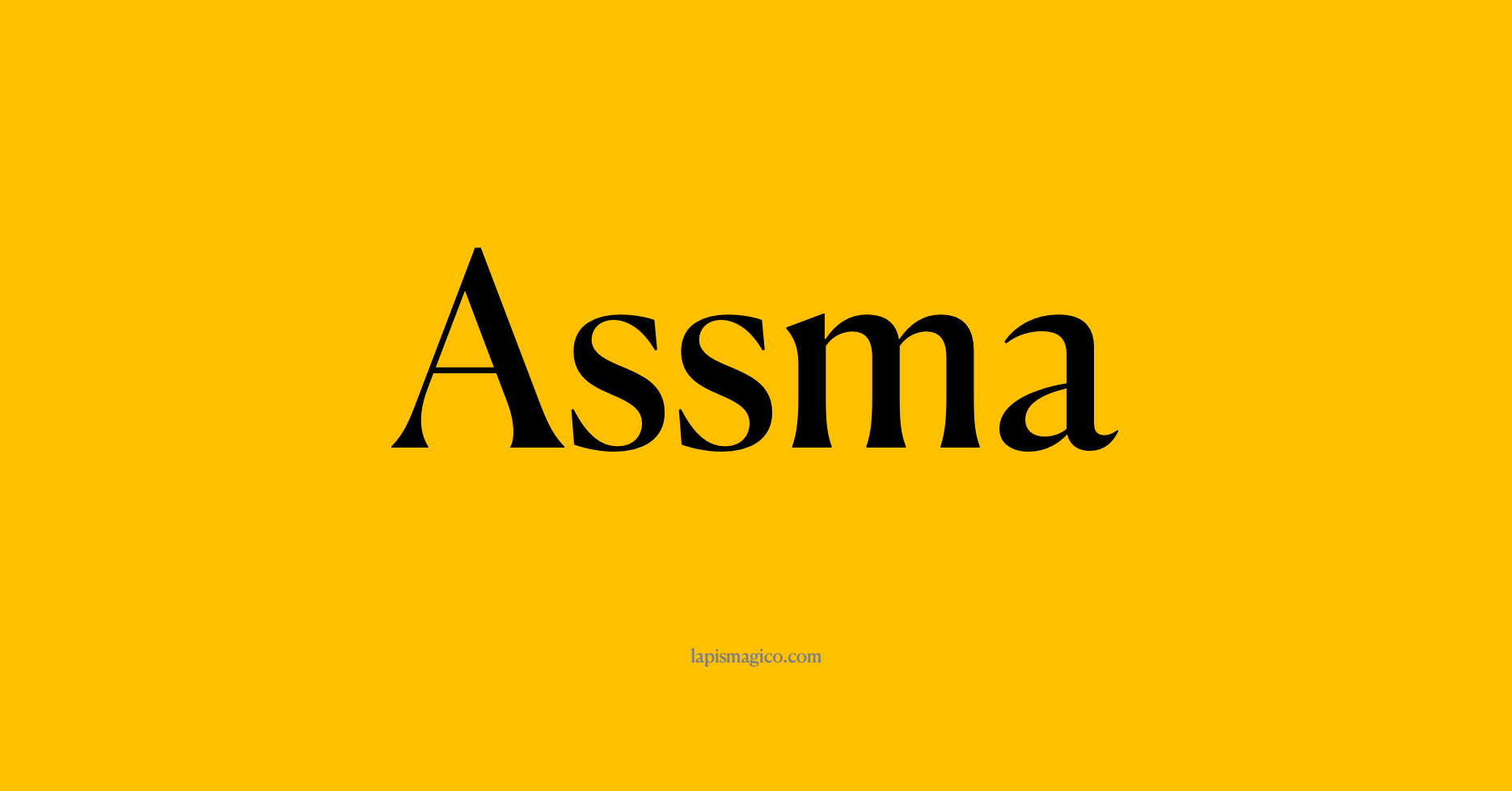 Nome Assma
