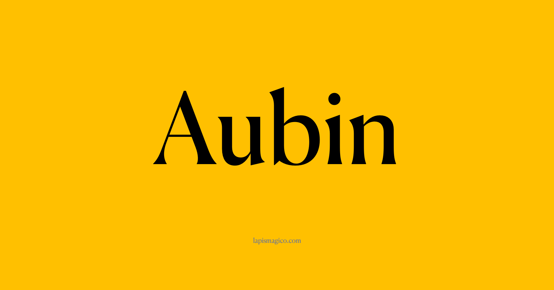 Nome Aubin