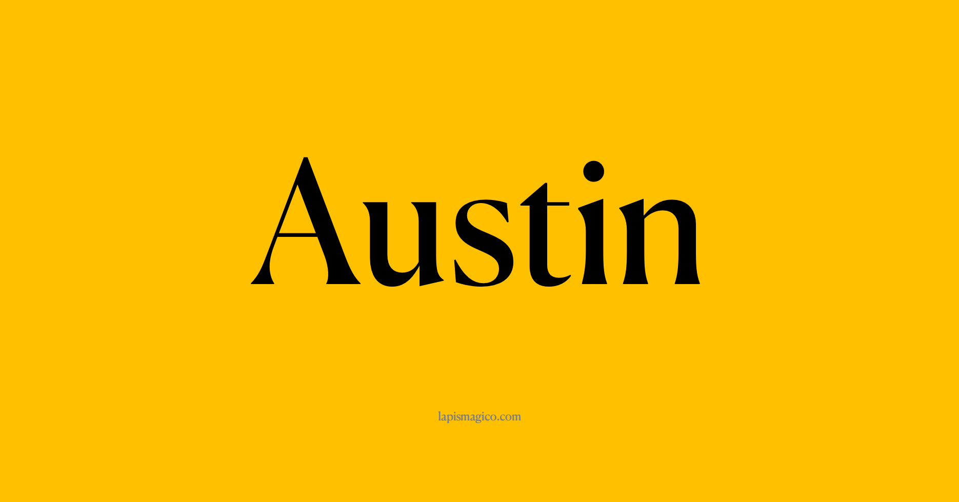 Nome Austin