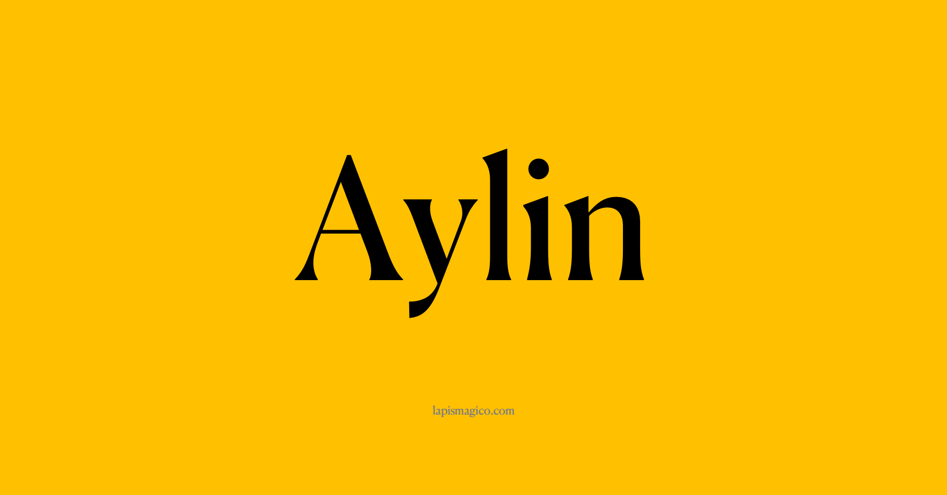 Nome Aylin