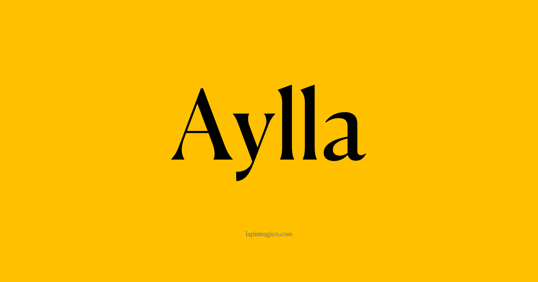 Nome Aylla