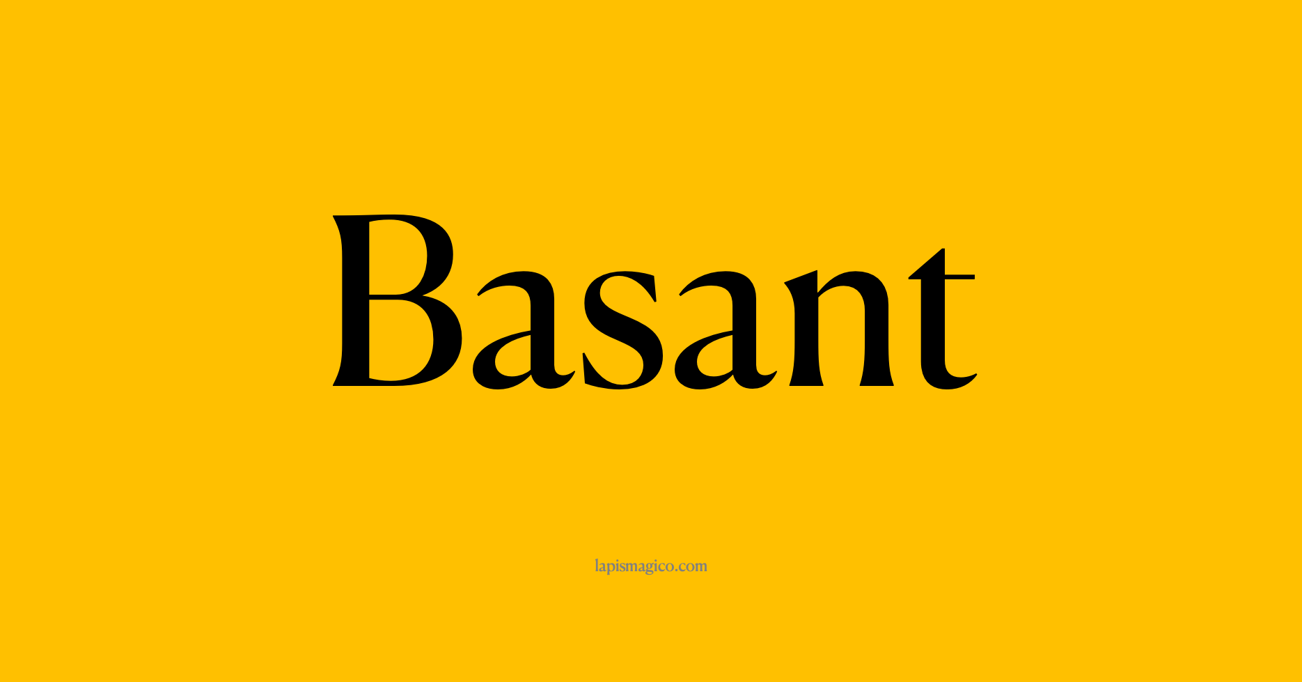 Nome Basant