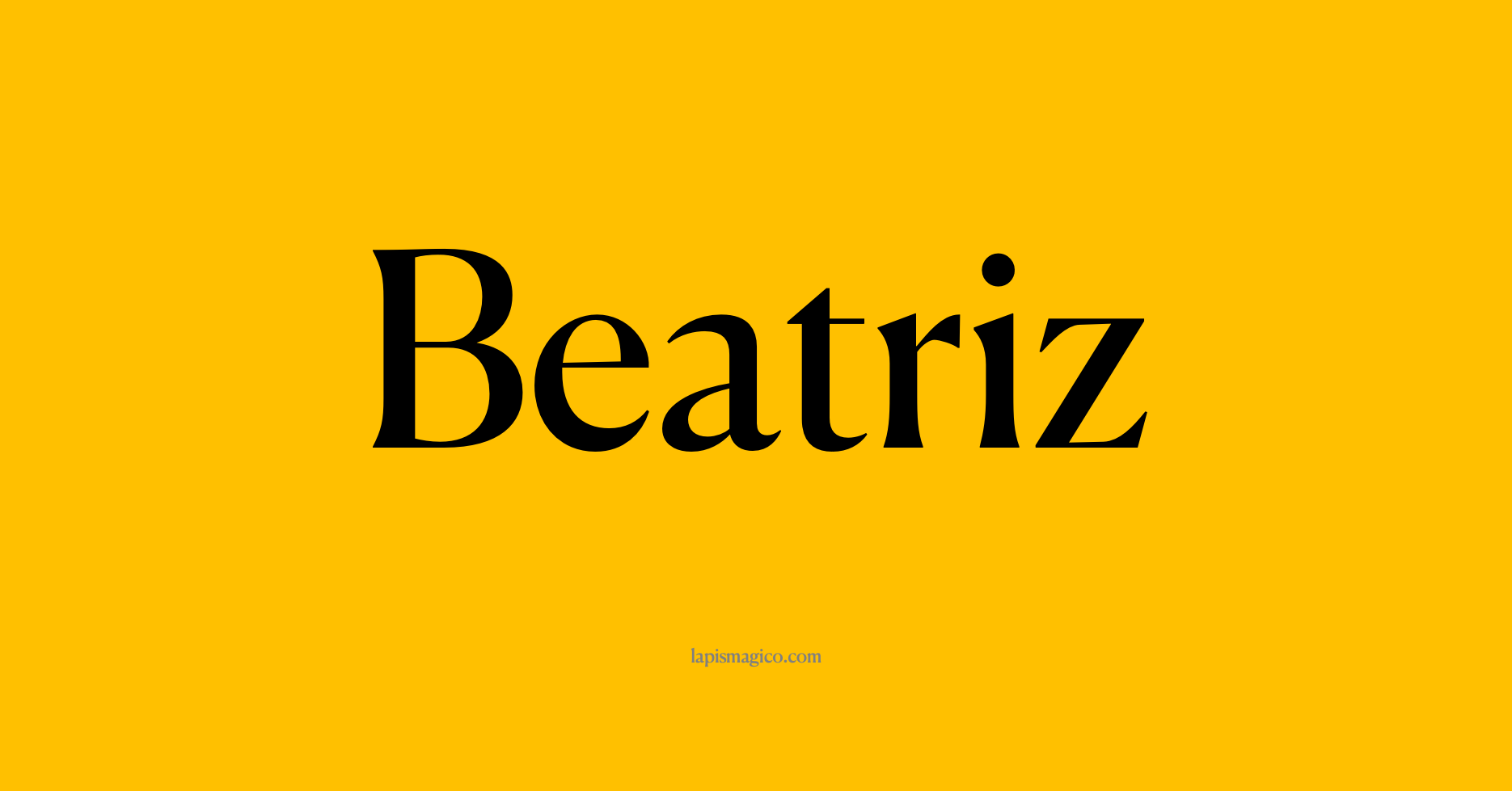 Nome Beatriz