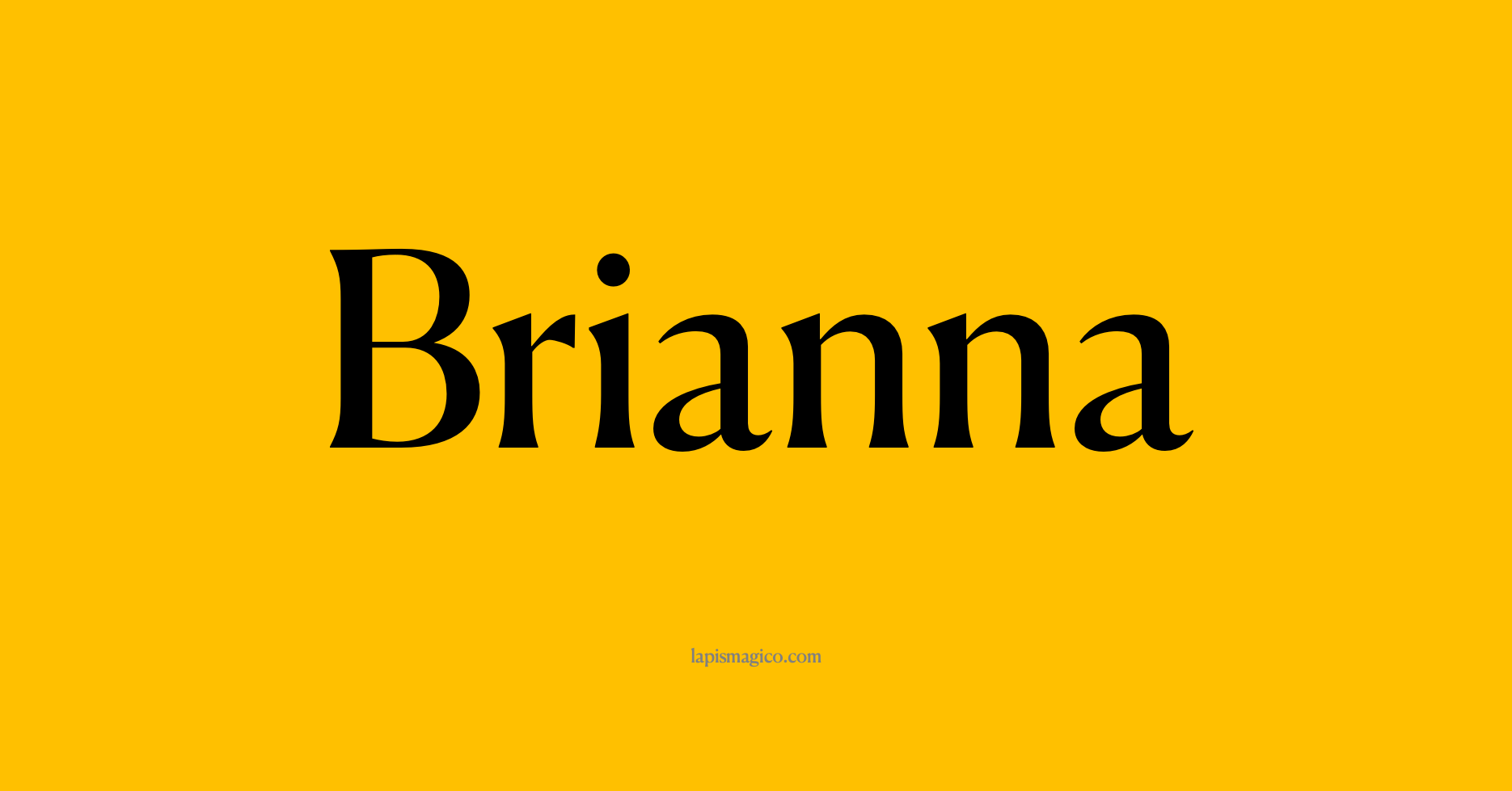 Nome Brianna