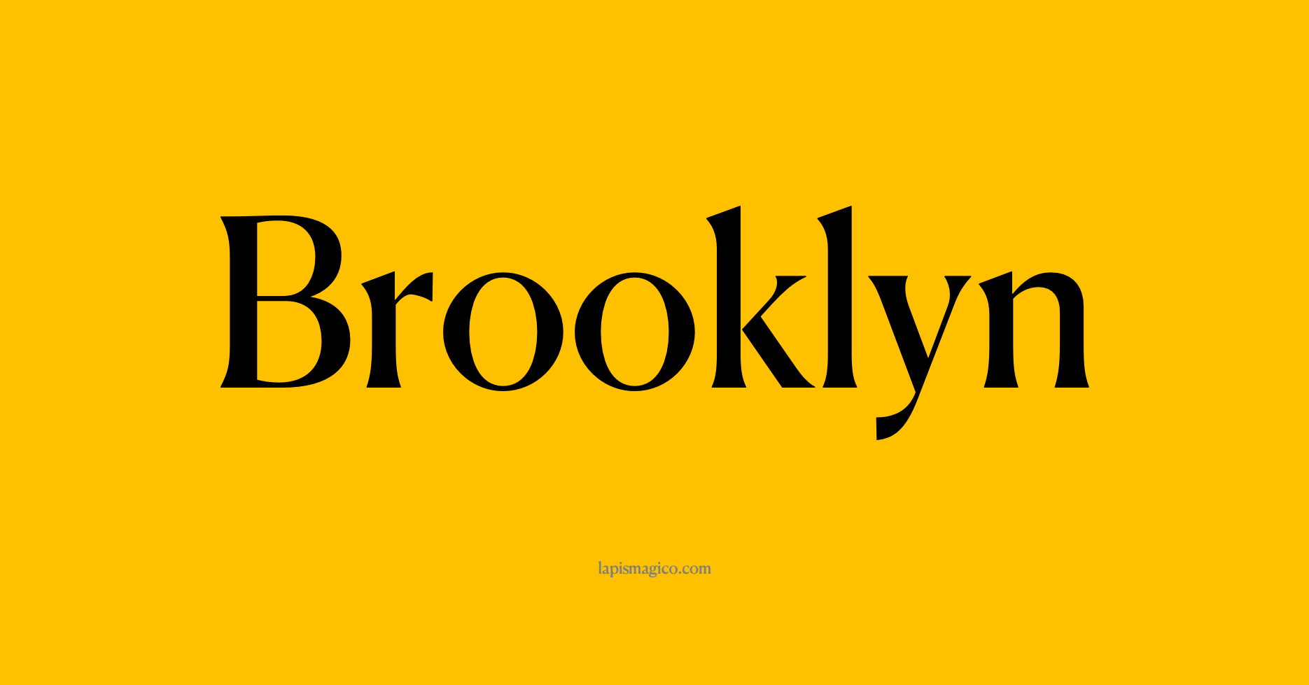 Nome Brooklyn