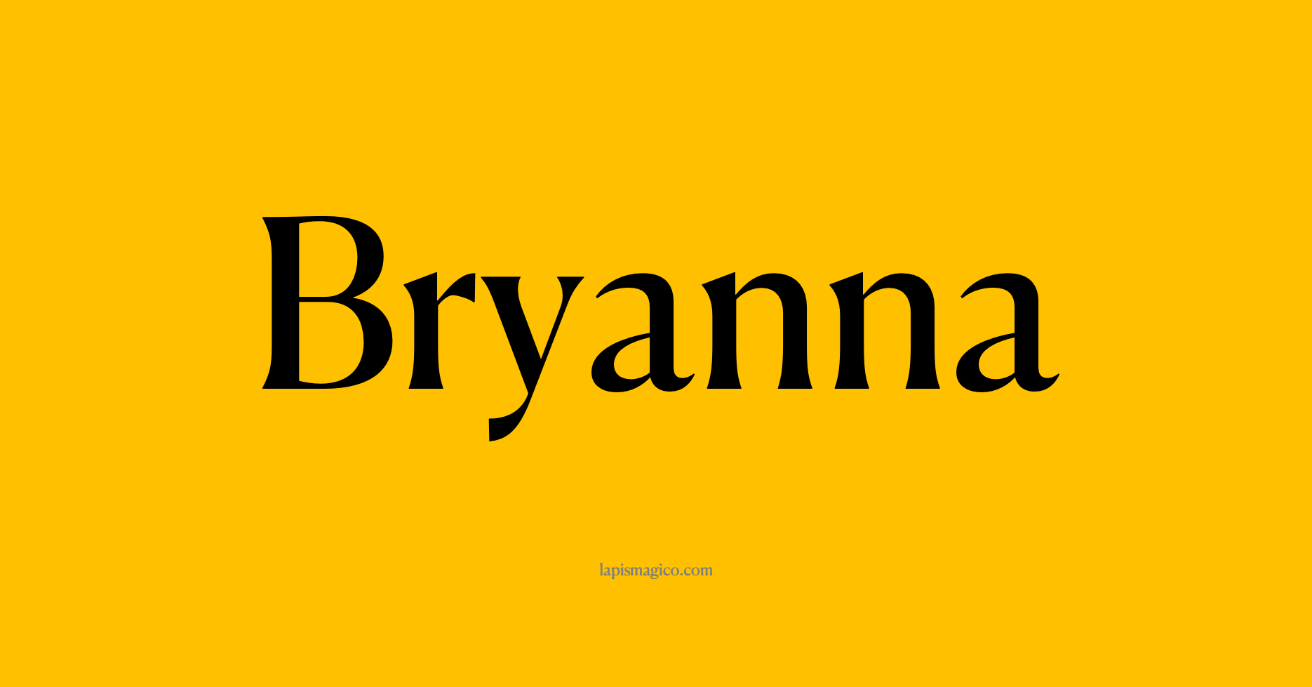 Nome Bryanna