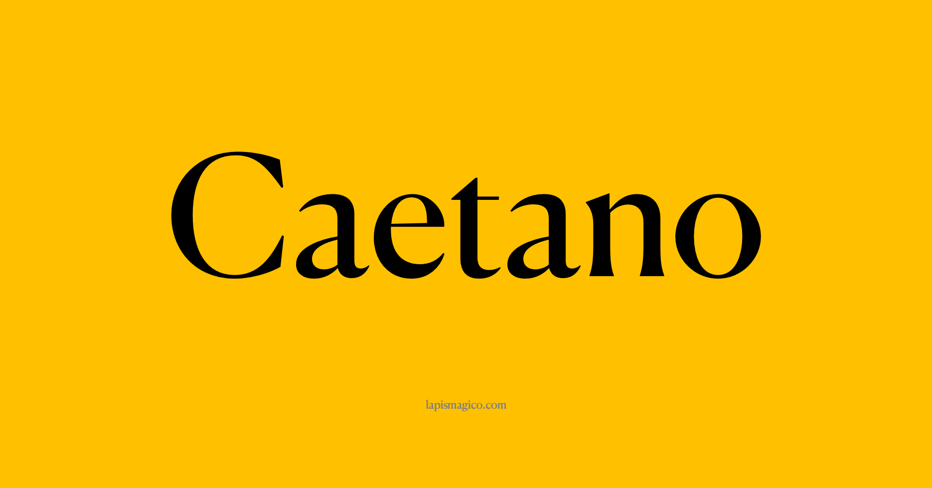 Nome Caetano