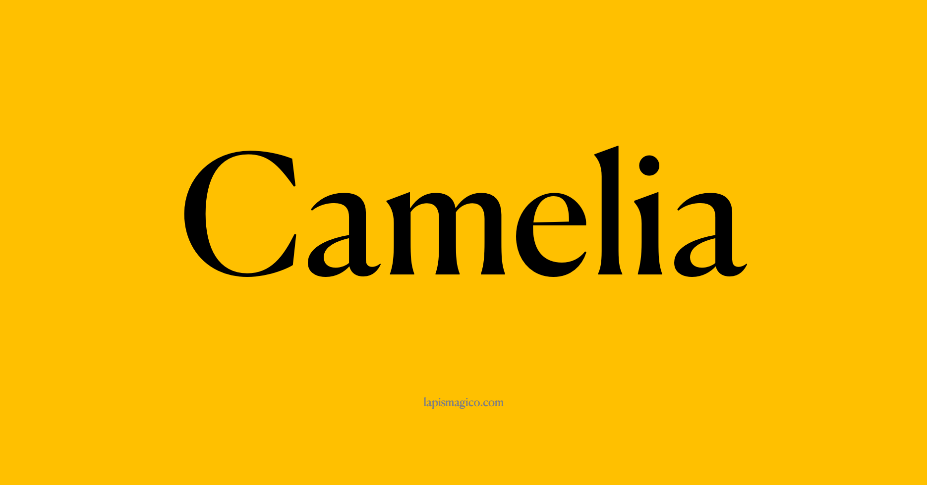 Nome Camelia