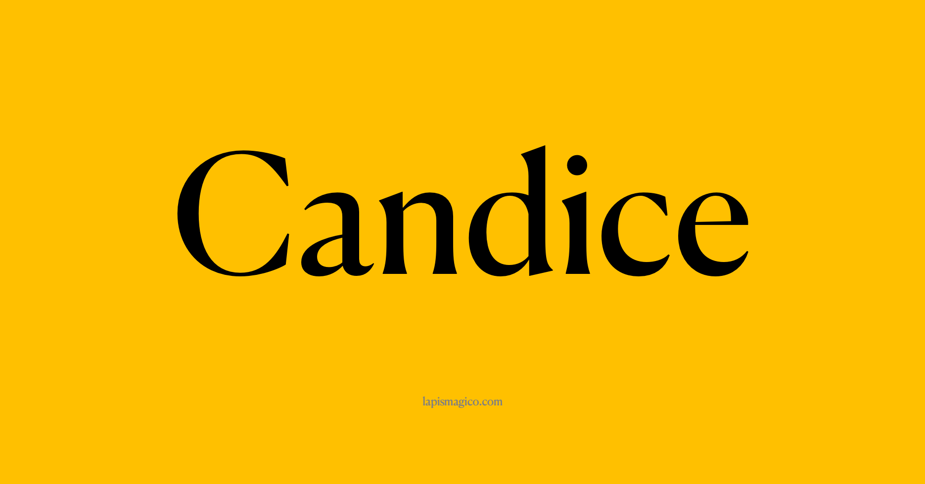Nome Candice