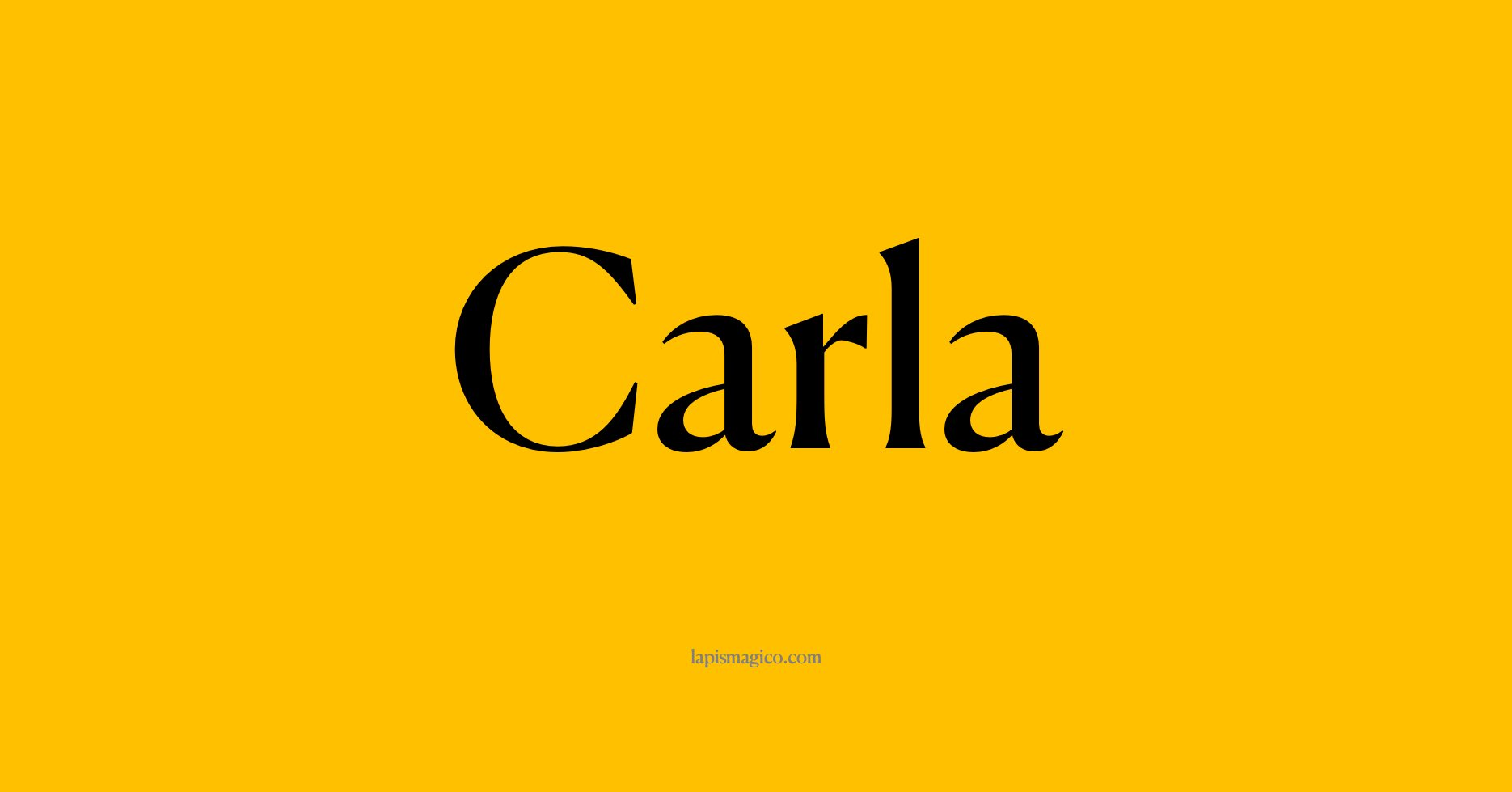 Nome Carla