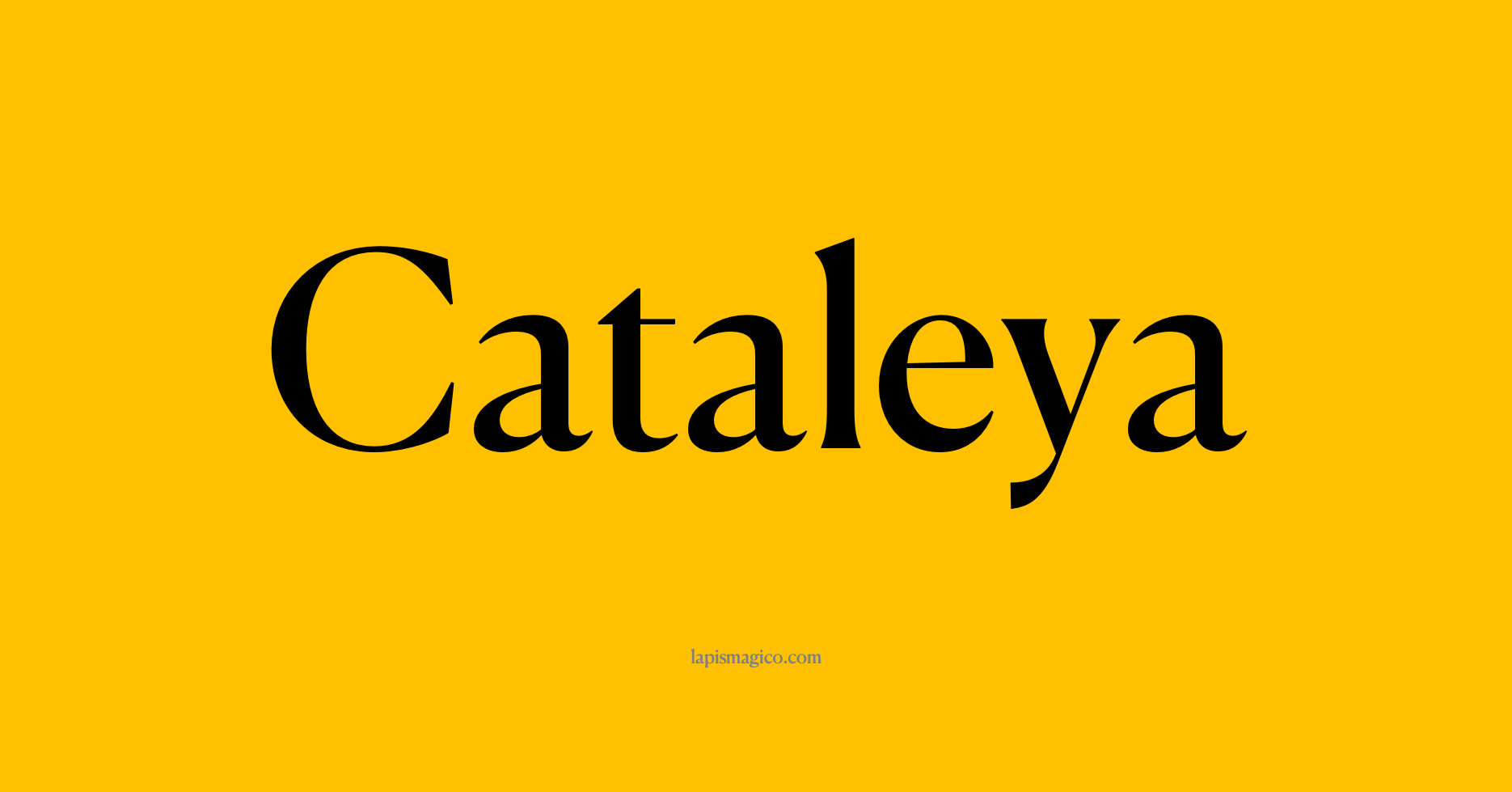 Nome Cataleya