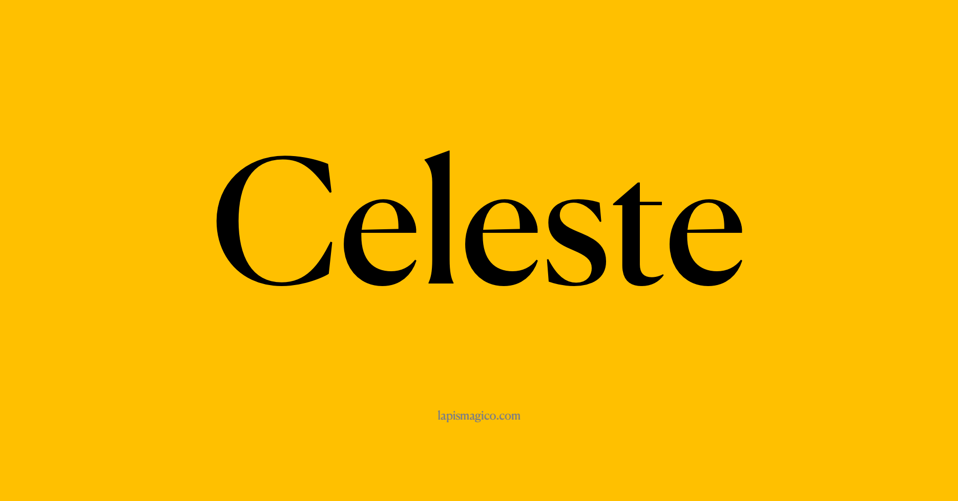 Nome Celeste