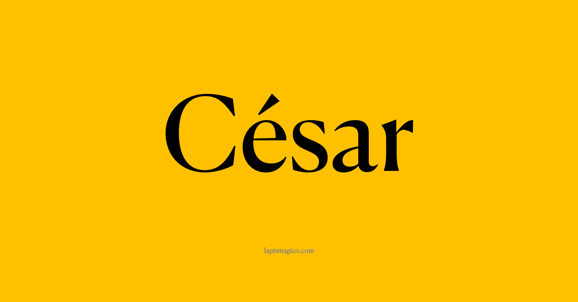 Nome César