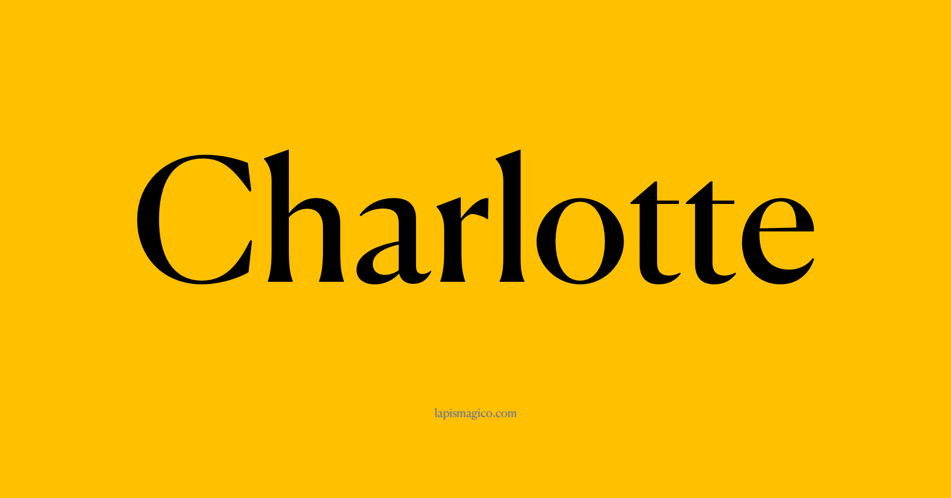 Nome Charlotte