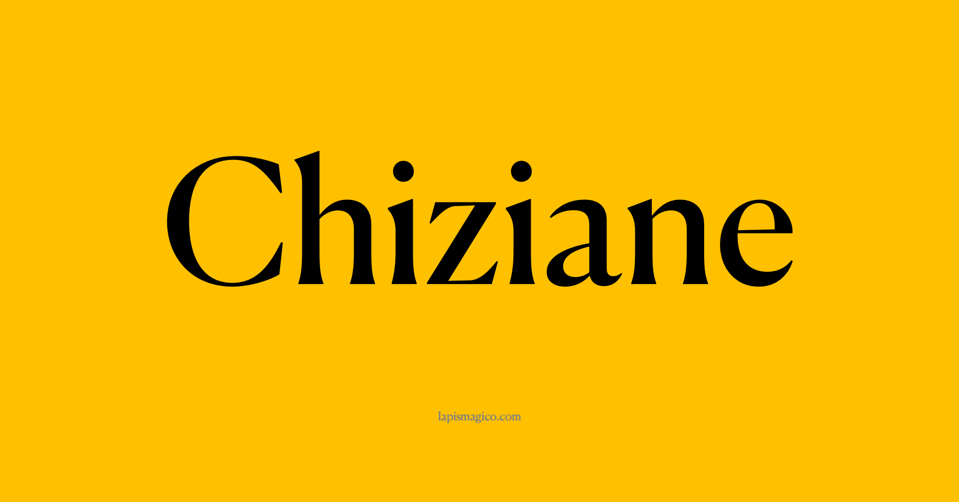 Nome Chiziane