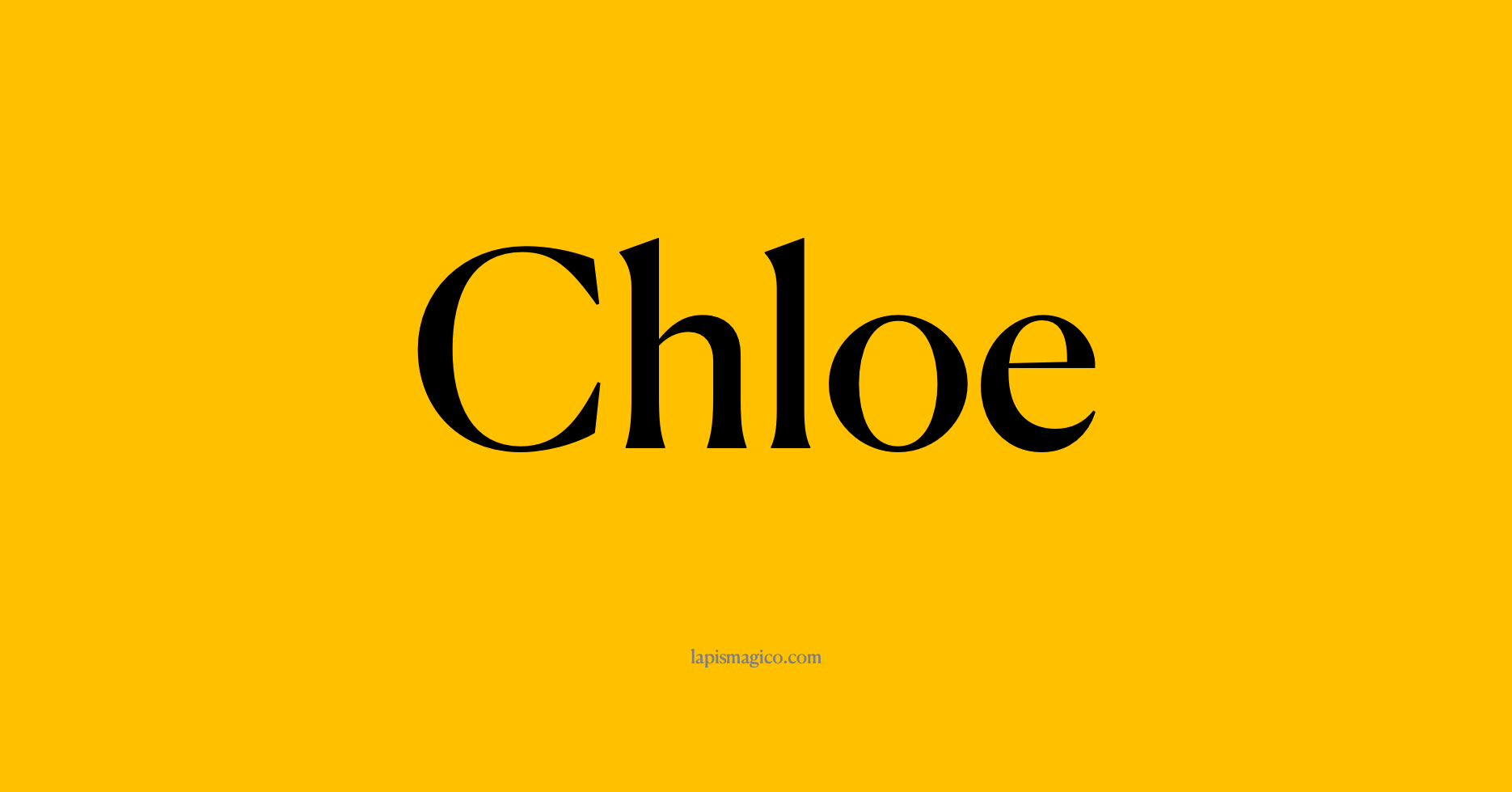 Nome Chloe