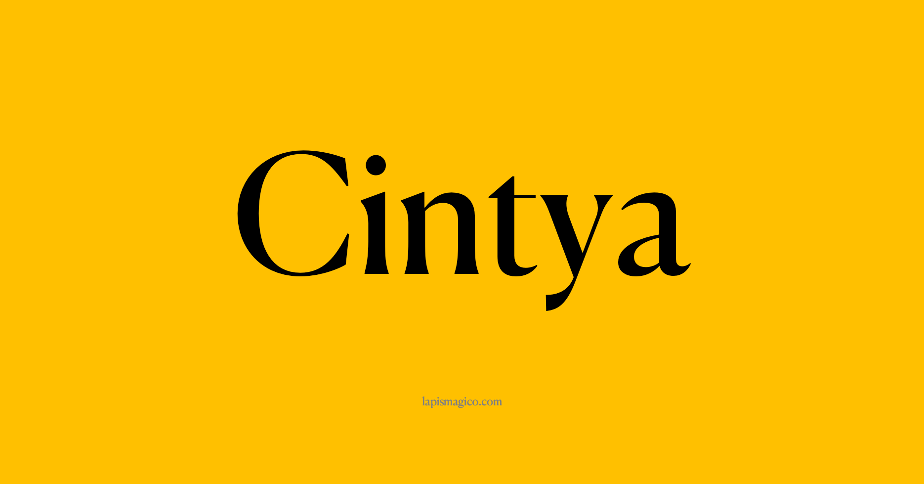 Nome Cintya