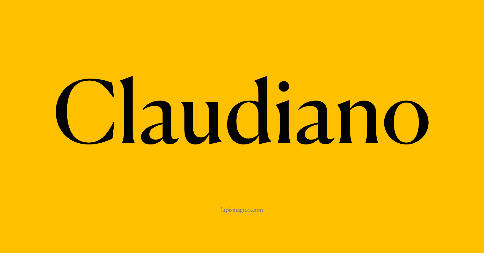 Nome Claudiano