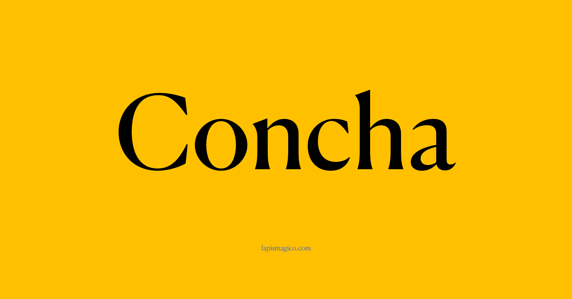 Nome Concha