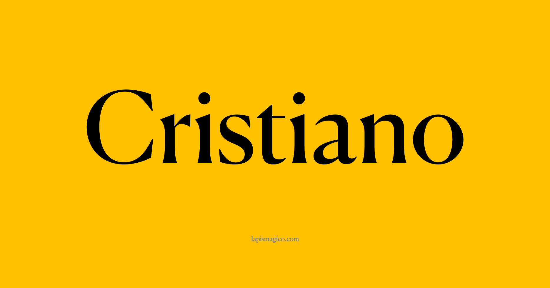 Nome Cristiano