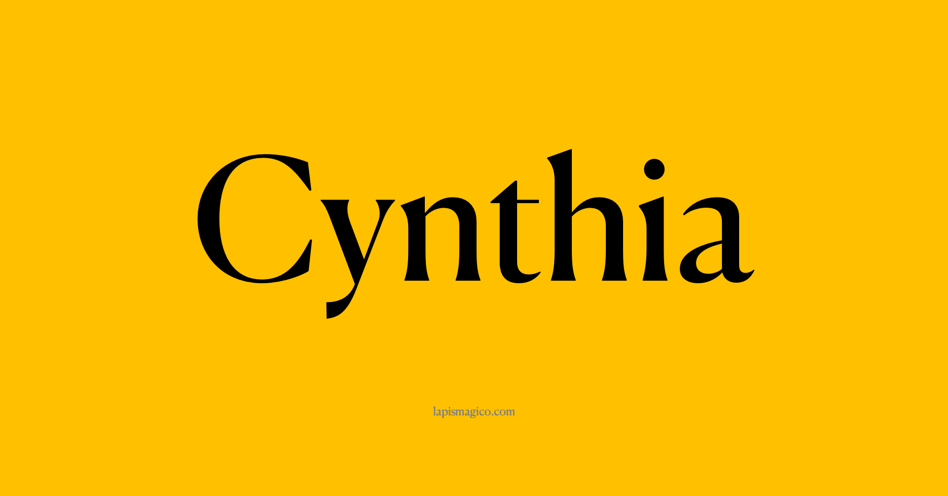 Nome Cynthia